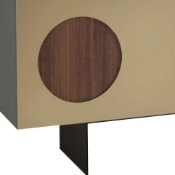 Design Sideboard mit Spiegelglas in Bronze - Fino^Wohnen Outlet