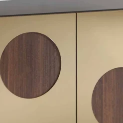 Design Sideboard mit Spiegelglas in Bronze - Fino^Wohnen Outlet