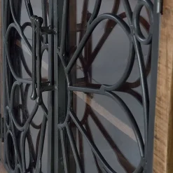 Wohnen Design Sideboard mit vier Glas Metalltüren - Everton