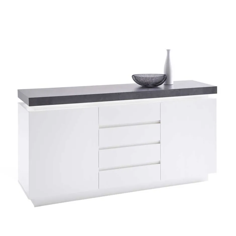 Wohnen Design Sideboard Rebelvo mit dimmbarer LED Beleuchtung