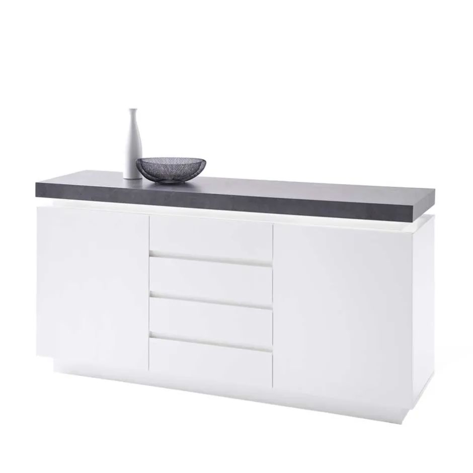 Wohnen Design Sideboard Rebelvo mit dimmbarer LED Beleuchtung