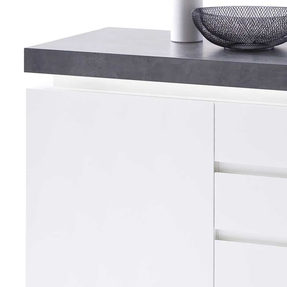 Wohnen Design Sideboard Rebelvo mit dimmbarer LED Beleuchtung