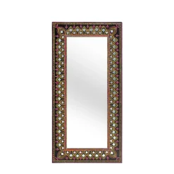 Wohnen Design Spiegel mit handbemaltem Rahmen - Noro