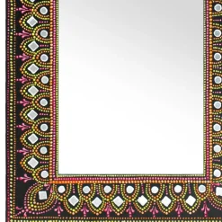 Wohnen Design Spiegel mit handbemaltem Rahmen - Noro