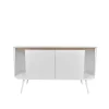 Design Stahl Sideboard in Weiß - Yunike^Wohnen Outlet