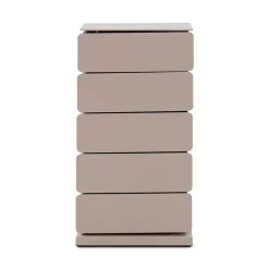 Wohnen Design Stahlkommode in Taupe - Gioja
