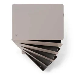 Wohnen Design Stahlkommode in Taupe - Gioja