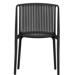 Wohnen Design Stapelstühle in Schwarz - Live (4er Set)