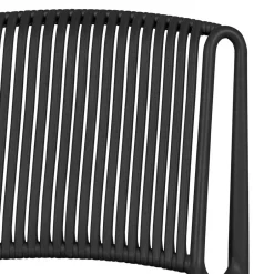 Wohnen Design Stapelstühle in Schwarz - Live (4er Set)