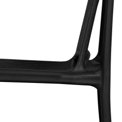 Wohnen Design Stapelstühle in Schwarz - Live (4er Set)