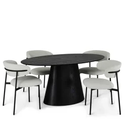 Wohnen Design Tischgruppe modern - Vuschea (fünfteilig)