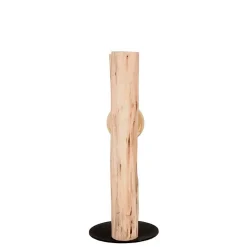 Design Tischleuchte aus Mangobaum Massivholz - Tanky^Wohnen Best