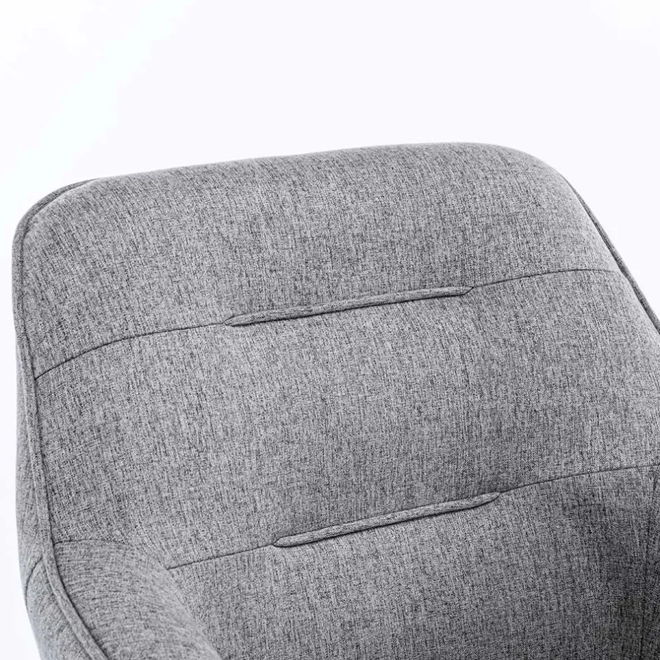 Design Tischsessel drehbar in Grau - Fiorenca (2er Set)^Wohnen Discount