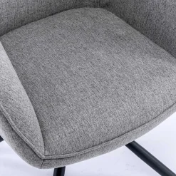 Design Tischsessel drehbar in Grau - Fiorenca (2er Set)^Wohnen Discount