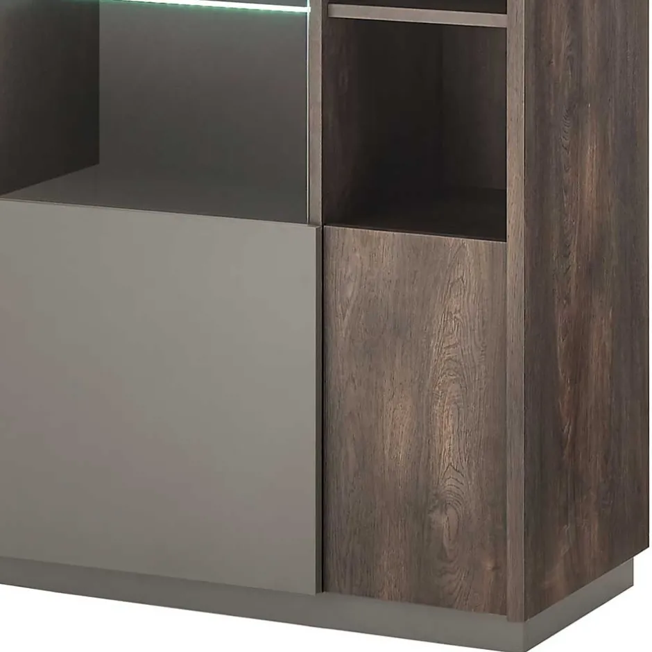 Design TV Anbauwand Möbelset - Mundo (vierteilig)^Wohnen New