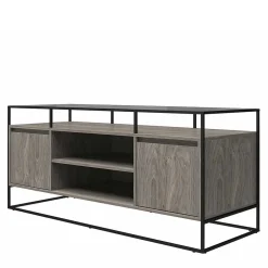 Wohnen Design TV Kommode in Eiche Grau - Midland