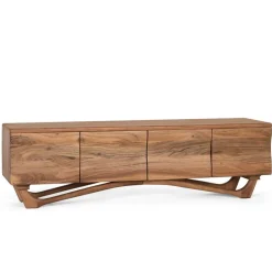 Wohnen Design TV Lowboard aus Akazie Massivholz - Endra
