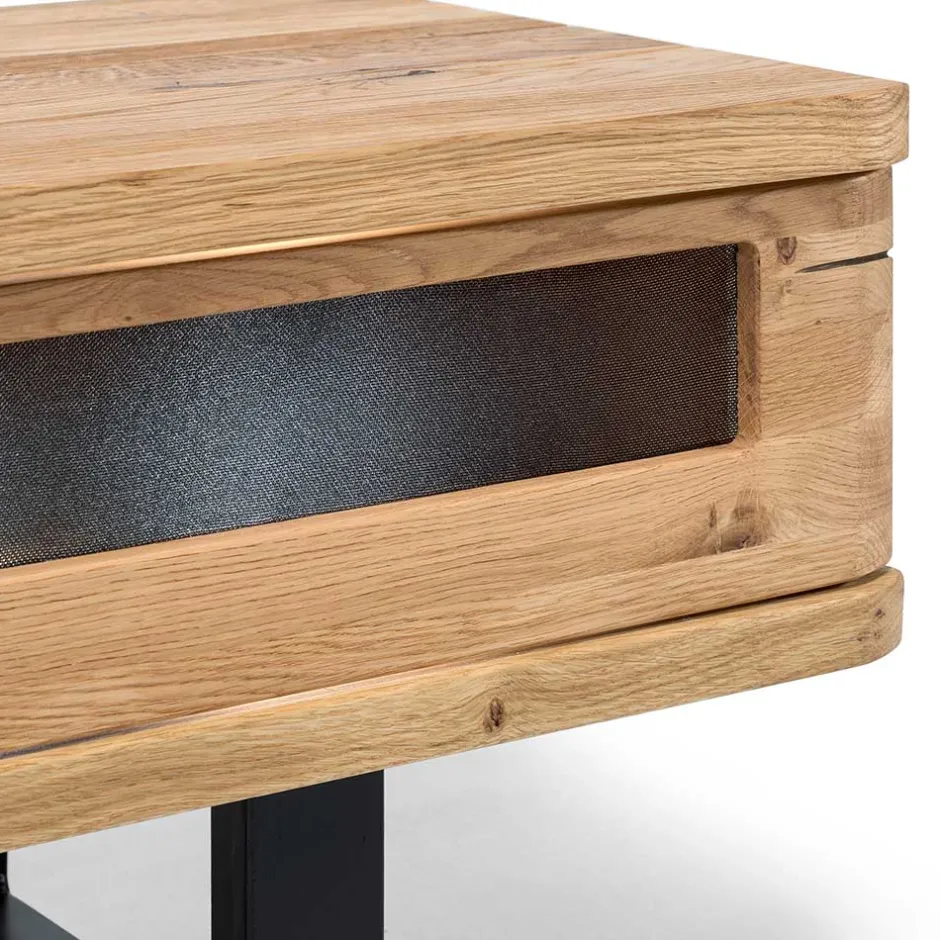 Design TV Lowboard aus Eiche gebürstet & geölt - Ventida^Wohnen New