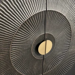 Design TV Lowboard in Schwarz mit Messing - Alkatar^Wohnen Sale