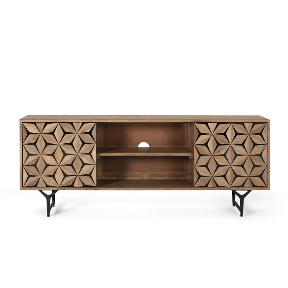 Wohnen Design TV Lowboard mit toller Frontgestaltung - Omany