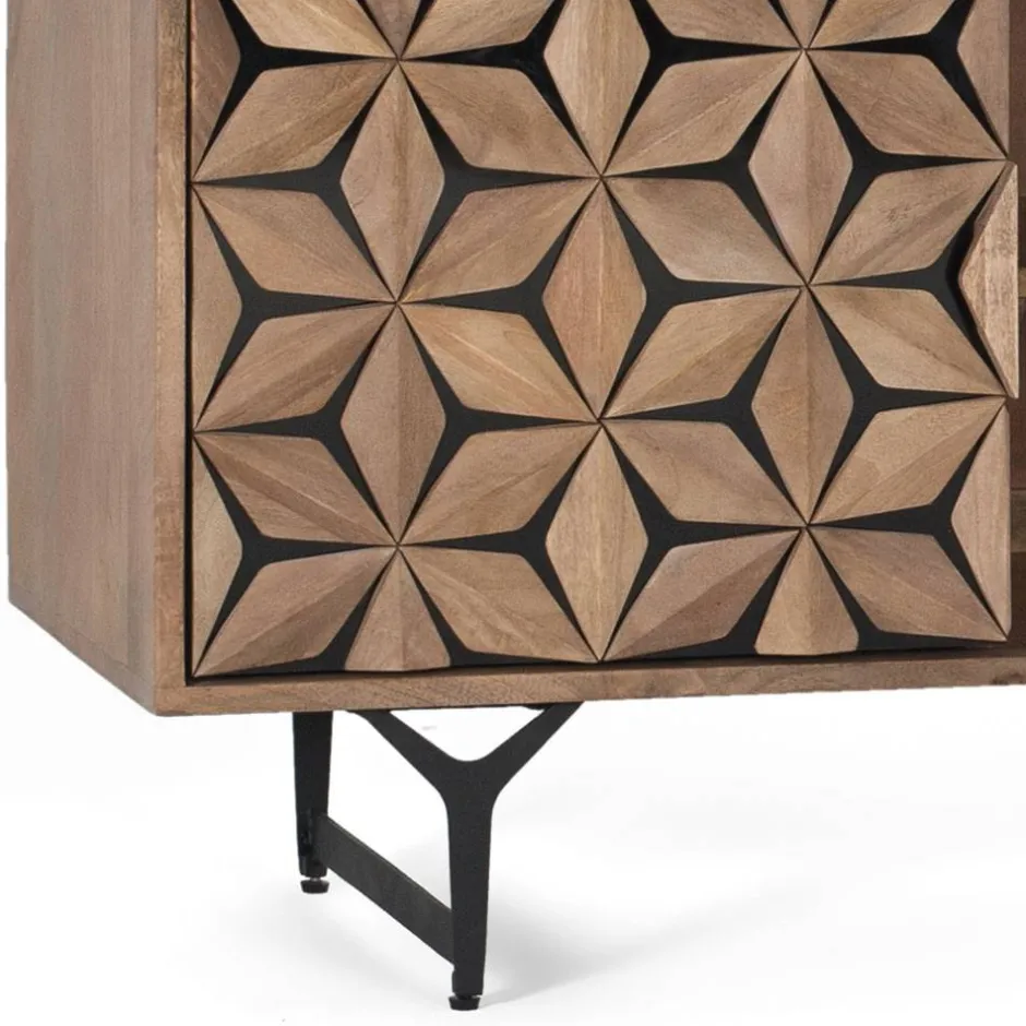 Wohnen Design TV Lowboard mit toller Frontgestaltung - Omany