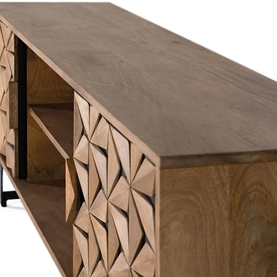 Wohnen Design TV Lowboard mit toller Frontgestaltung - Omany