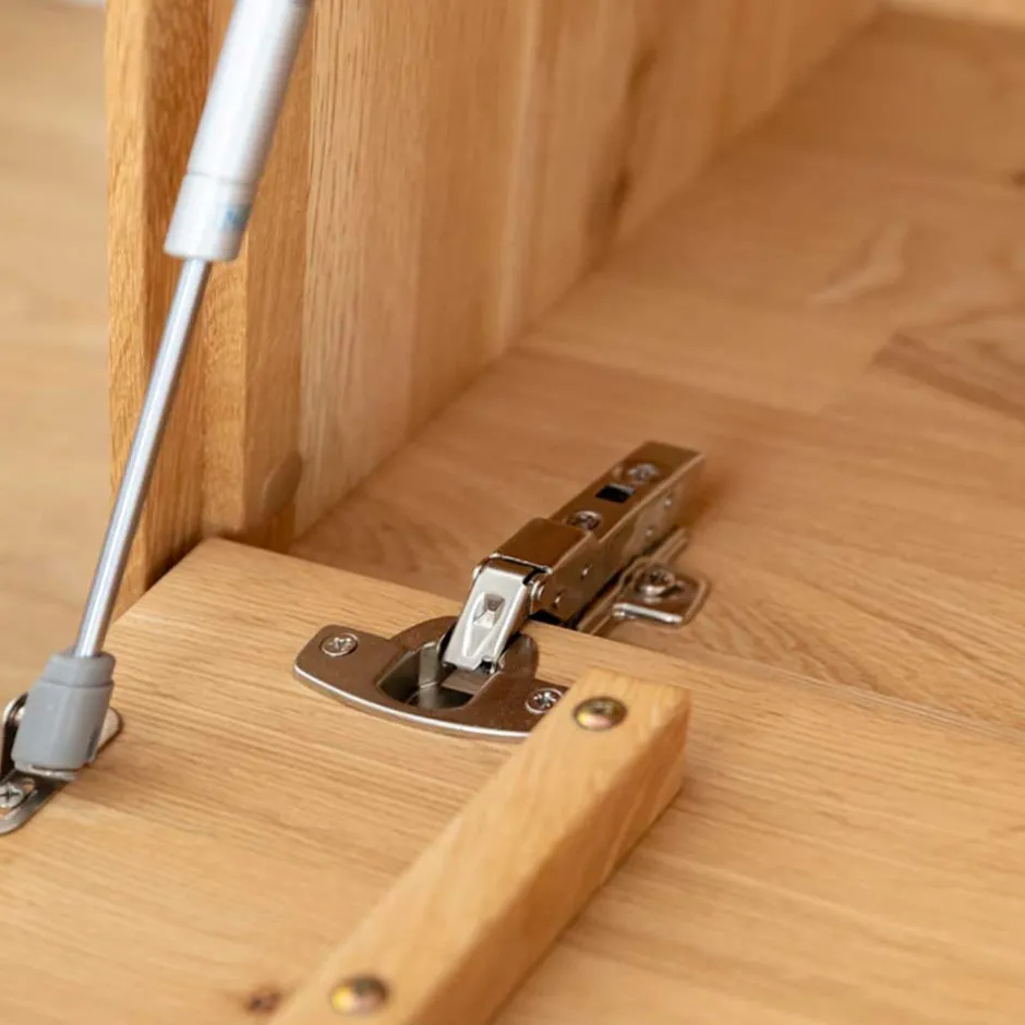 Design TV-Lowboard aus Eiche mit Glas - Masicuri^Wohnen Hot