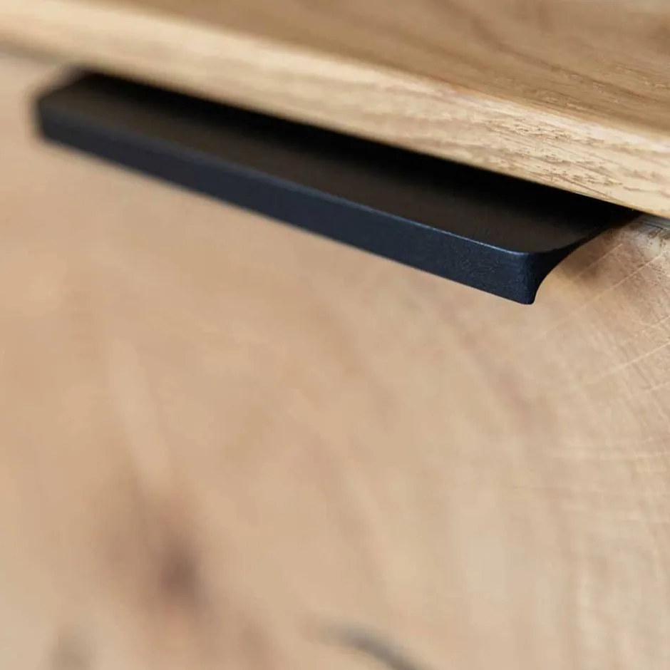 Design TV-Lowboard aus Eiche mit Glas - Masicuri^Wohnen Hot