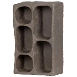 Design Wandregal in Grau aus Pappmaschee - Dattilo^Wohnen Sale