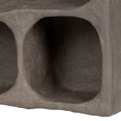 Design Wandregal in Grau aus Pappmaschee - Dattilo^Wohnen Sale