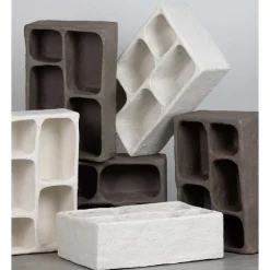 Design Wandregal in Grau aus Pappmaschee - Dattilo^Wohnen Sale