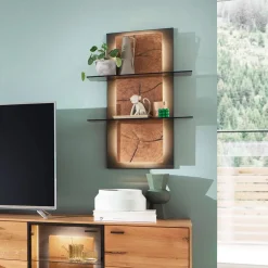 Design Wandregal mit Beleuchtung - Drinidad^Wohnen Discount