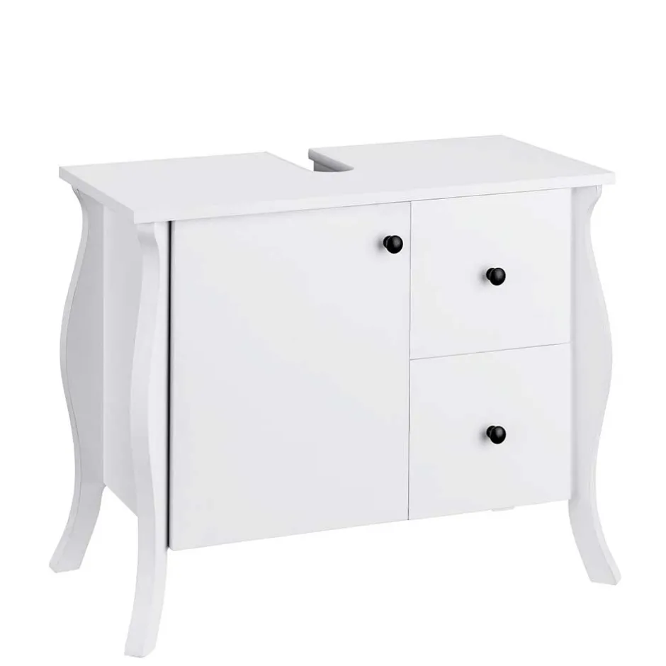 Wohnen Design Waschbecken-Unterschrank in Weiß - Besi