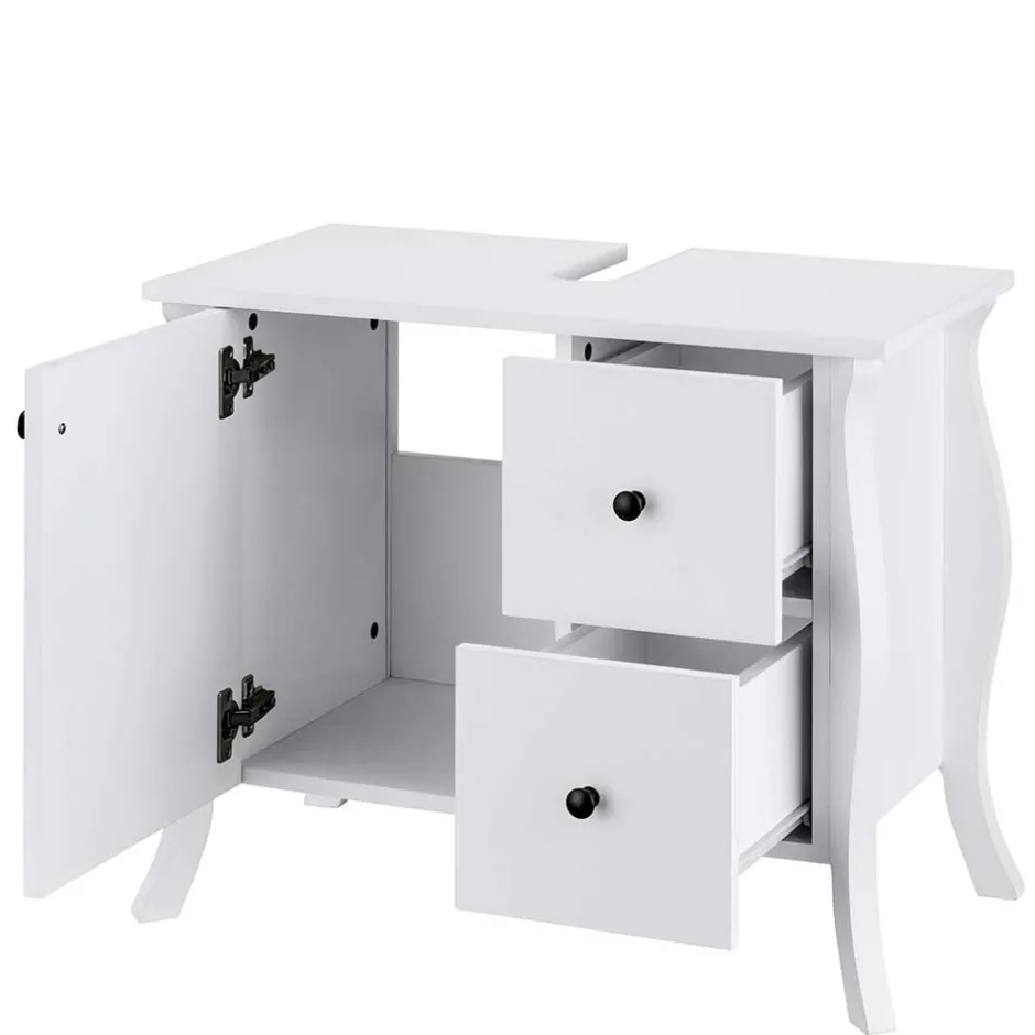 Wohnen Design Waschbecken-Unterschrank in Weiß - Besi