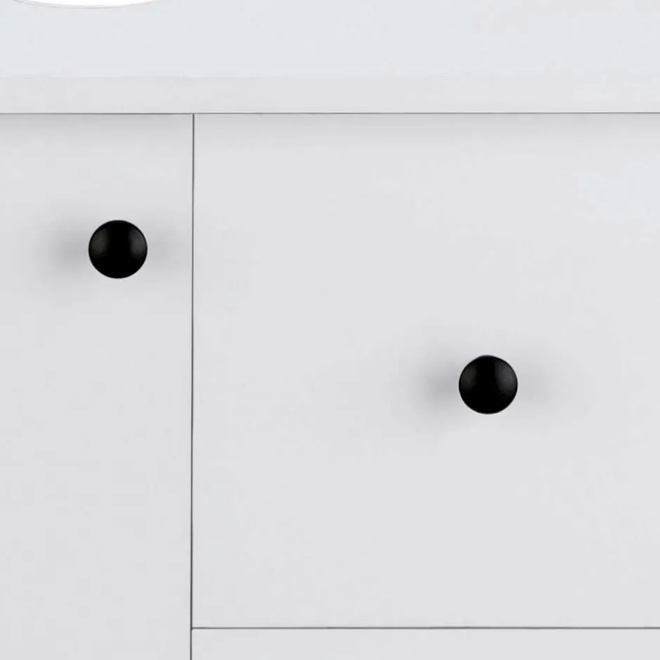 Wohnen Design Waschbecken-Unterschrank in Weiß - Besi