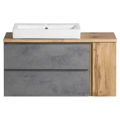 Design Waschtisch mit Aufsatzbecken - Mia^Wohnen Discount