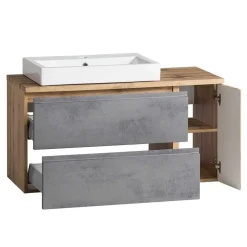 Design Waschtisch mit Aufsatzbecken - Mia^Wohnen Discount