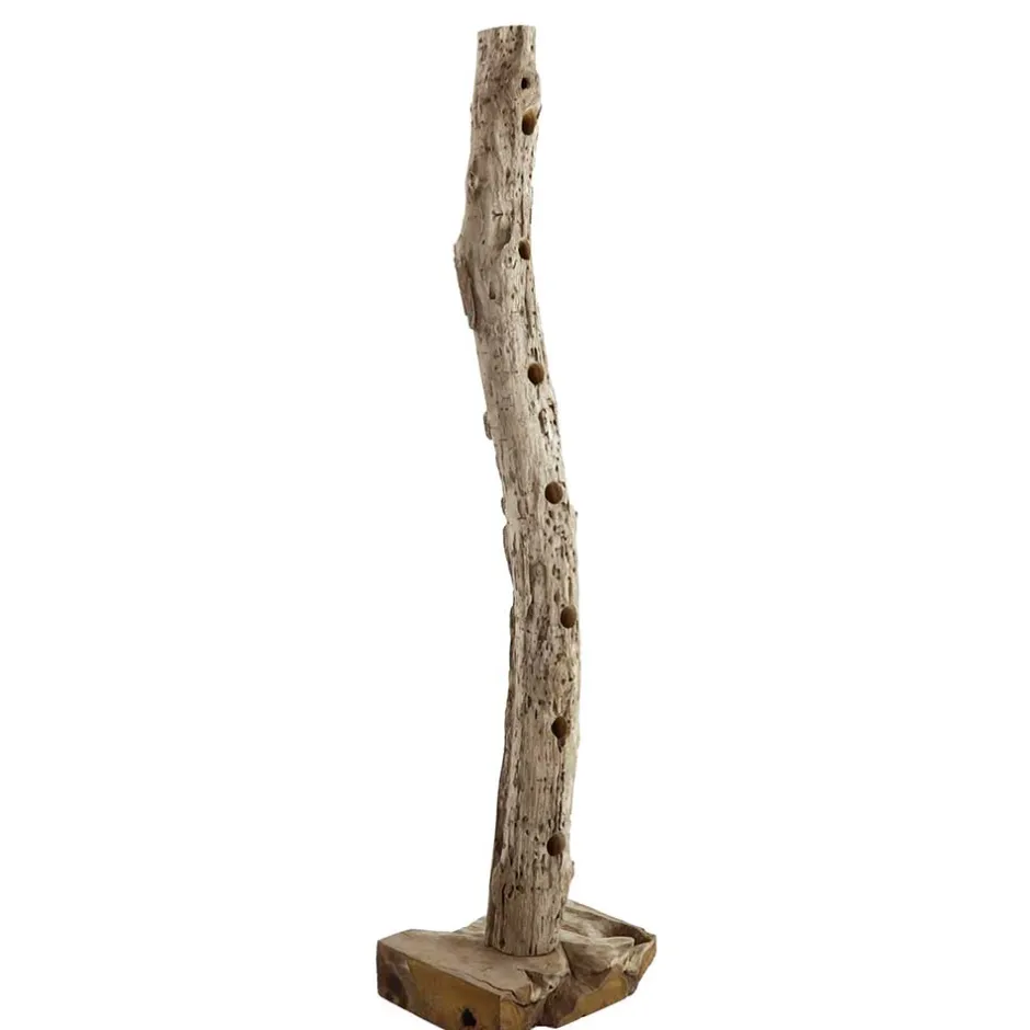 Design Weinregal aus Holzstamm Teak massiv - Teako^Wohnen New