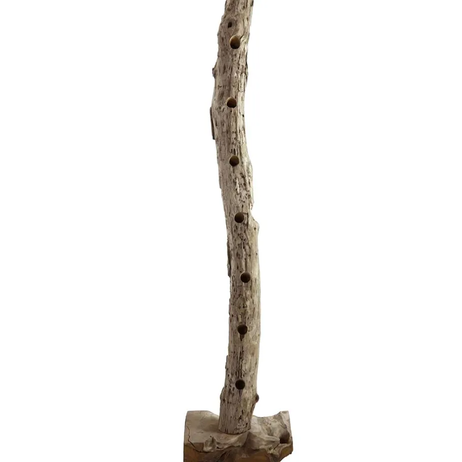 Design Weinregal aus Holzstamm Teak massiv - Teako^Wohnen New