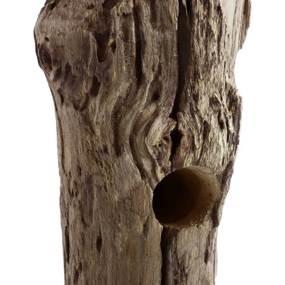 Design Weinregal aus Holzstamm Teak massiv - Teako^Wohnen New