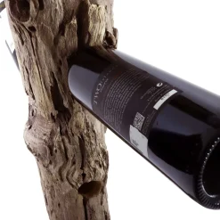 Design Weinregal aus Holzstamm Teak massiv - Teako^Wohnen New