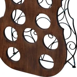 Wohnen Design Weinregal in Kontrabass Optik - Claudio