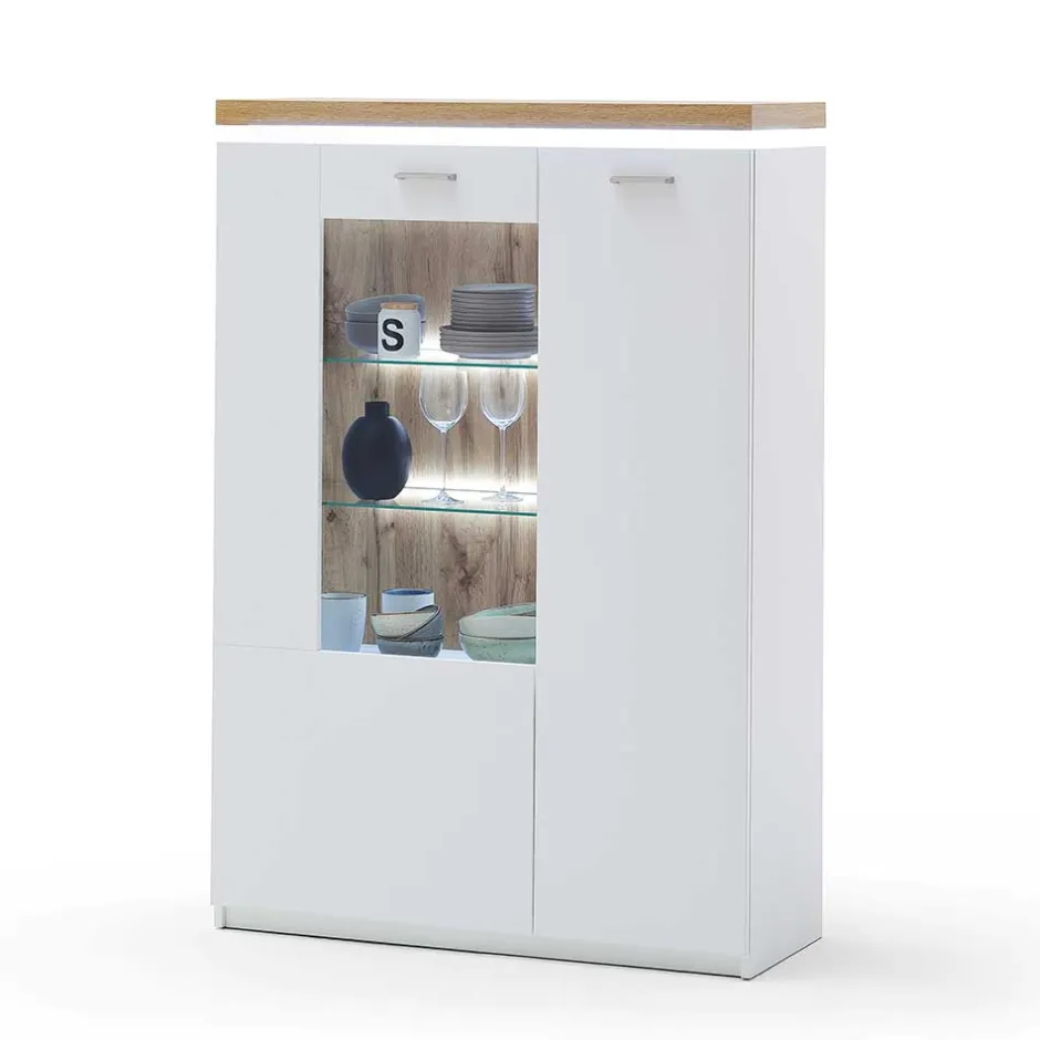 Design Wohnkombination mit Licht - Caldri (dreiteilig)^Wohnen