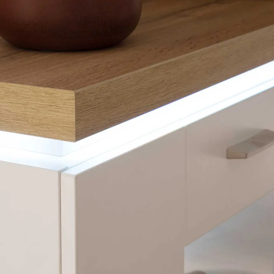 Design Wohnkombination mit Licht - Caldri (dreiteilig)^Wohnen