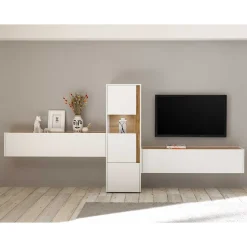 Design Wohnwand 350 cm breit - Nonessia I (dreiteilig)^Wohnen Clearance