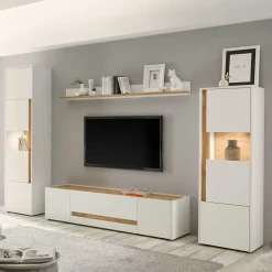 Design Wohnwand 270 cm breit - Nonessia (vierteilig)^Wohnen Hot