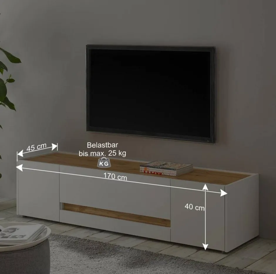 Design Wohnwand 270 cm breit - Nonessia (vierteilig)^Wohnen Hot