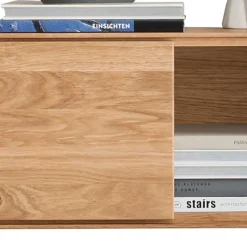 Wohnen Design Wohnwand aus Massivholz - Sinta (dreiteilig)