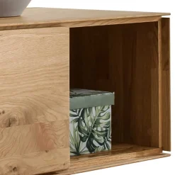 Wohnen Design Wohnwand aus Massivholz - Sinta (dreiteilig)