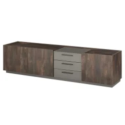 Wohnen Design Wohnwand Kombi modern - Mundo (dreiteilig)